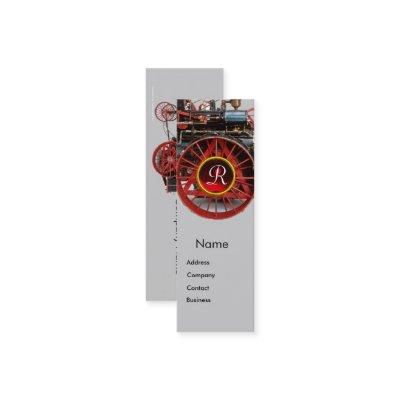 VINTAGE STEAM LOCOMOTIVE RUBY GEMSTONE MONOGRAM MINI