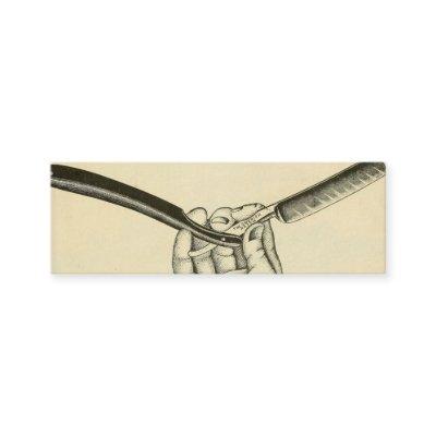 Vintage Straight Razor Mini