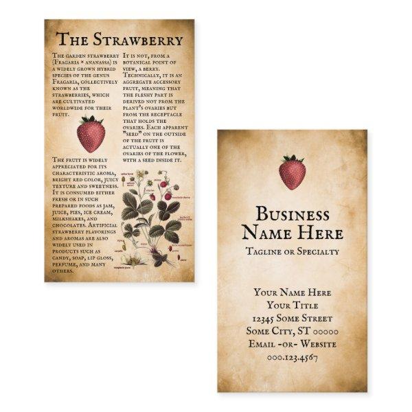 Vintage Strawberry Information
