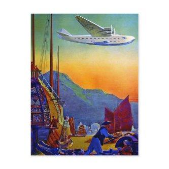Vintage Transpacific Travel Postcard