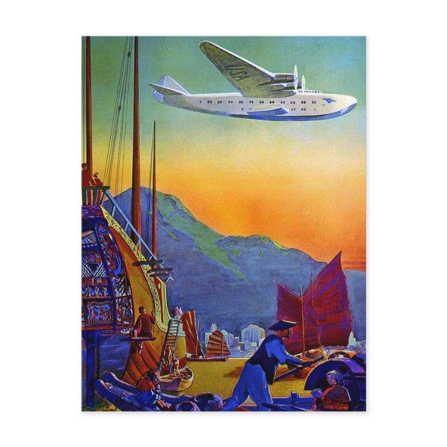 Vintage Transpacific Travel Postcard