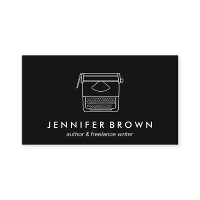 Vintage Typewriter Author Blogger Freelancer black