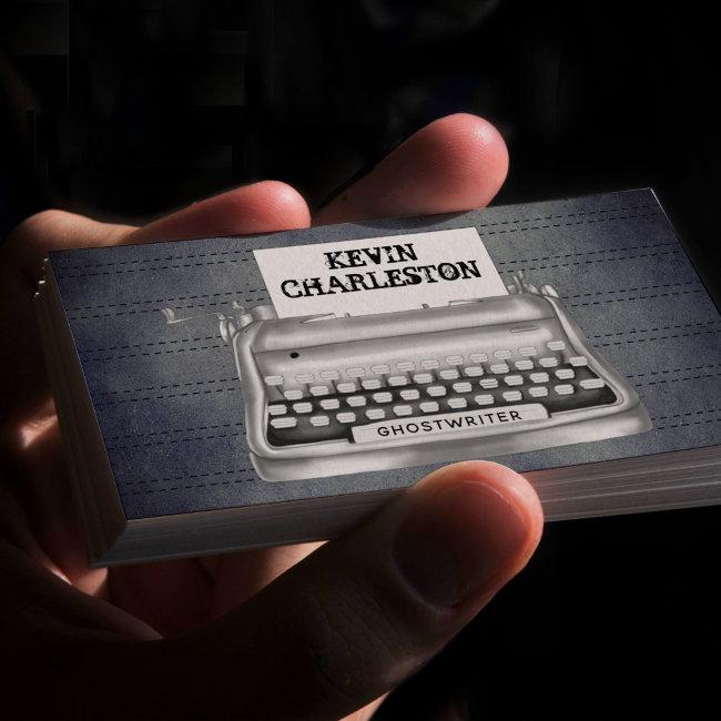 Vintage Typewriter Author Writer