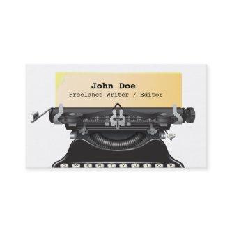 Vintage Typewriter Author Writer