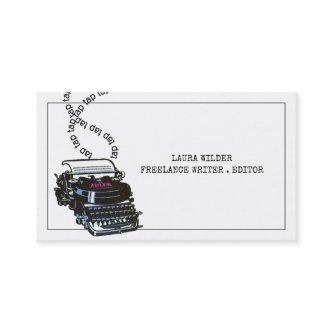 Vintage Typewriter Freelance Writer