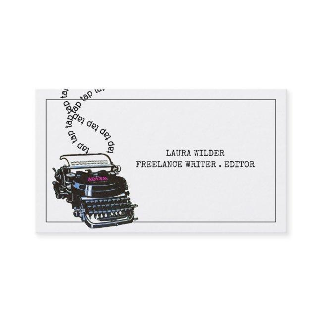 Vintage Typewriter Freelance Writer