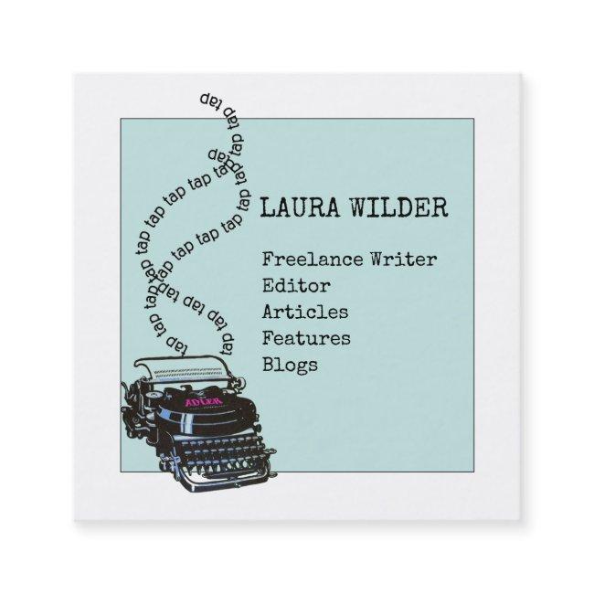 Vintage Typewriter Freelance Writer Square