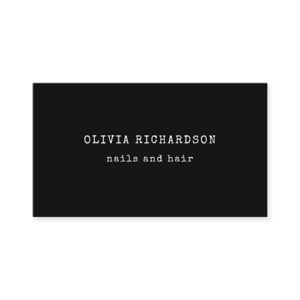 Vintage Typewriter Text | Black