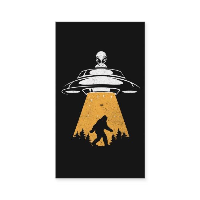 Vintage UFO Alien Abduction Bigfoot Spaceship