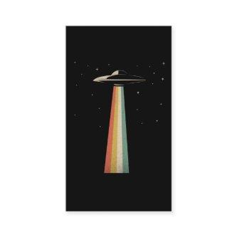 Vintage UFO Alien Abduction Retro Spaceship