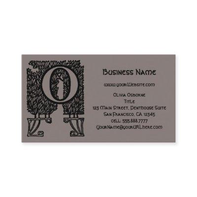 Vintage Victorian Elegant Monogram Letter O