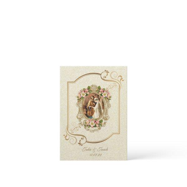 Vintage Wedding Traditional Catholic  Holy Card