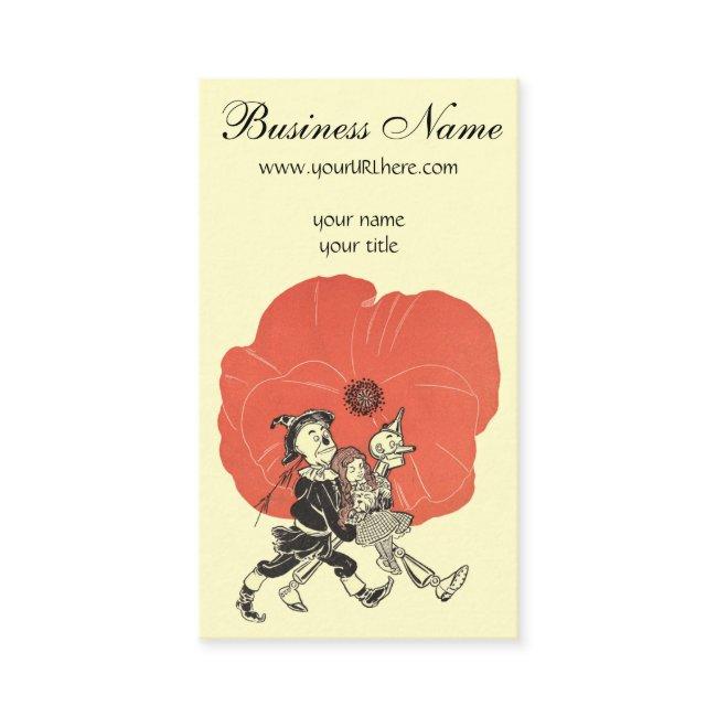 Vintage Wizard of Oz, Dorothy with Poppy Flowers