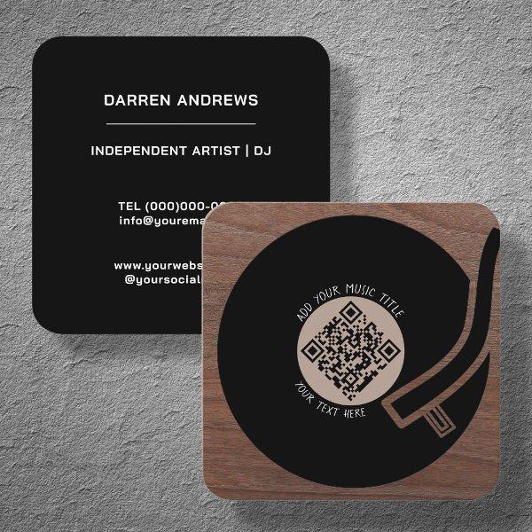 Vinyl LP | Music QR Code Square