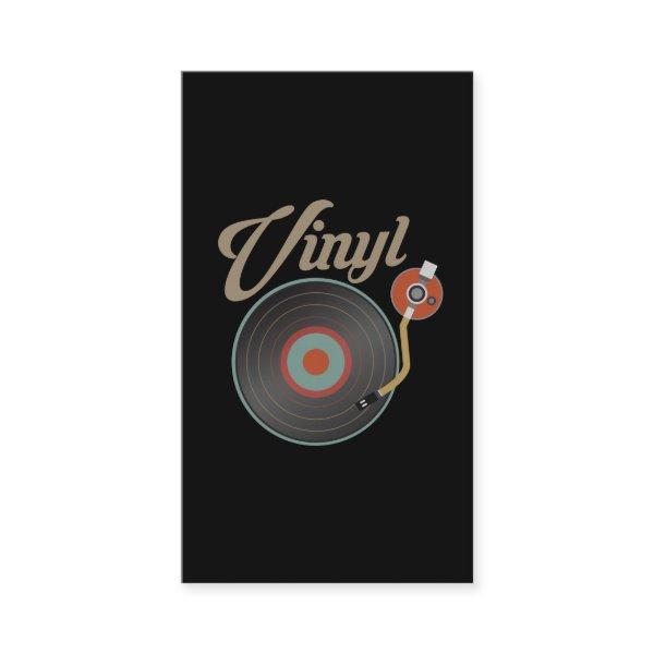 Vinyl Record Turntable Style Music Retro Record DJ