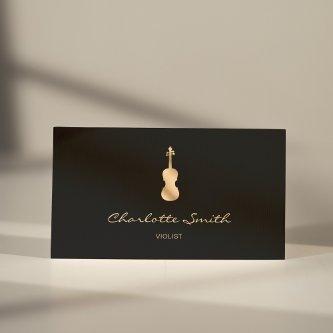 Viola Minimalistic Gold Elegant