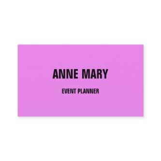 Violet Modern Bold Bright Colorful Pink Purple