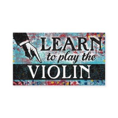 Violin Lessons  - Blue Red