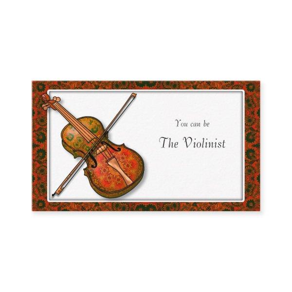 Violin Lessons with Renaissance Design