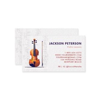 Violin Musical Notes Staff Musician Professional