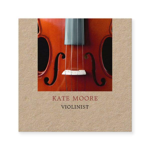 Violin Violinist Musician Kraft Square