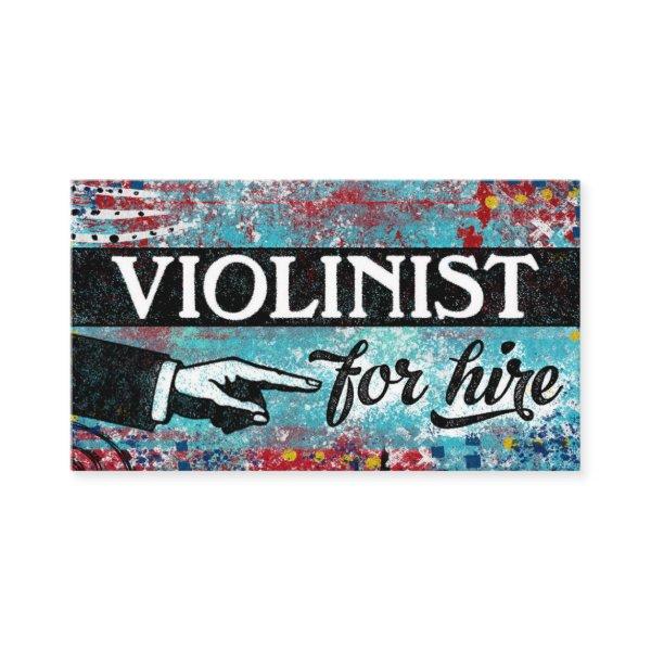 Violinist For Hire  - Blue Red