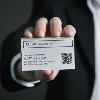 Virtual Assistant  with QR Code