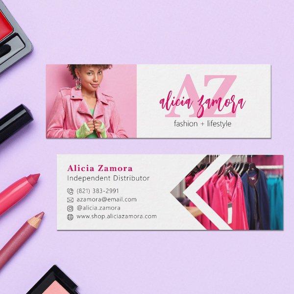 Viva Modern Magenta Chic Bold Stylish Custom Photo Mini