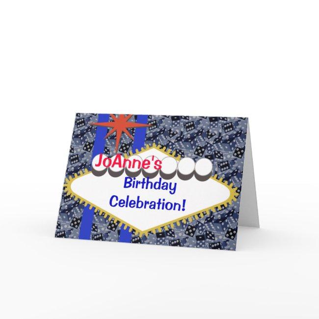 Viva Vegas! Card
