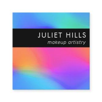 Vivid Holographic Square