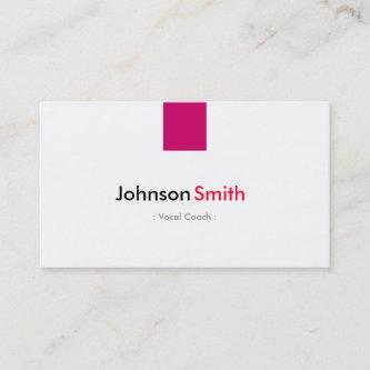 Vocal Coach - Simple Rose Pink