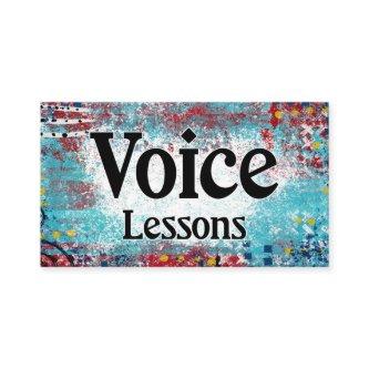 Voice Instruction Lessons Turquoise