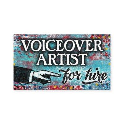 Voiceover Artist For Hire  - Blue