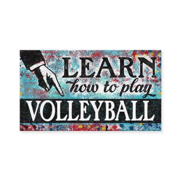 Volleyball Lessons  - Blue Red