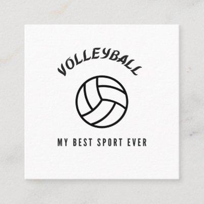 Volleyball my best sport ever square