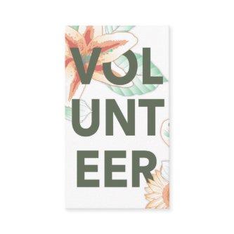 volunteer vintage floral