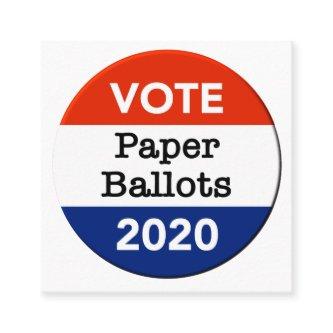 Vote Paper Ballots 2020 Presidential Election Square