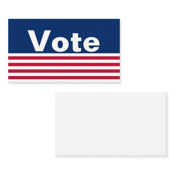 Vote Red White and Blue