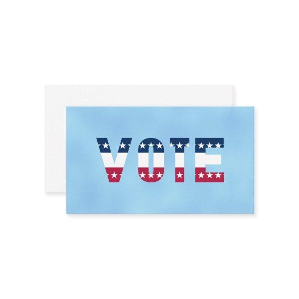 VOTE Red White and Blue (Stars)