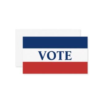 VOTE Red White and Blue Stripes