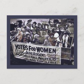 Votes for Women Holiday Postcard