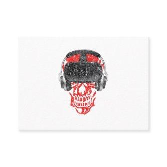 Vr Gamer Headset Video Game Skull- Virtual Reality