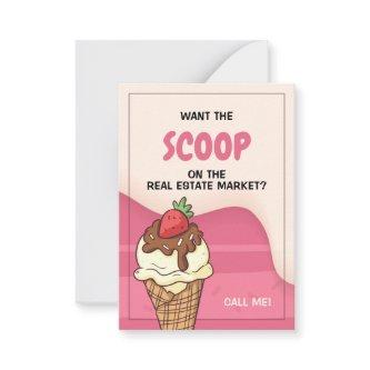 Want the Scoop Summer Note Card