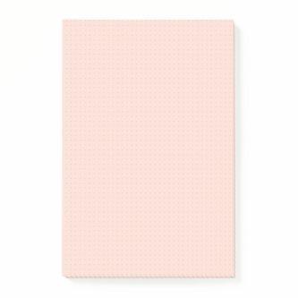Warm Pink Light Dot Grid Notes