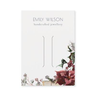 Warm Winter Festive Foliage Hair Clip Display