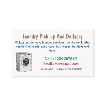 Washing machine cartoon illustration