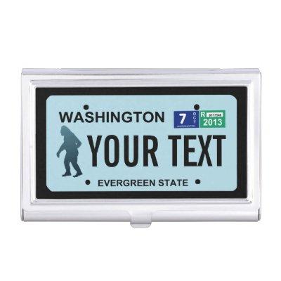 Washington Sasquatch License Plate  Holder