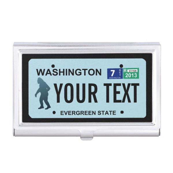 Washington Sasquatch License Plate  Holder
