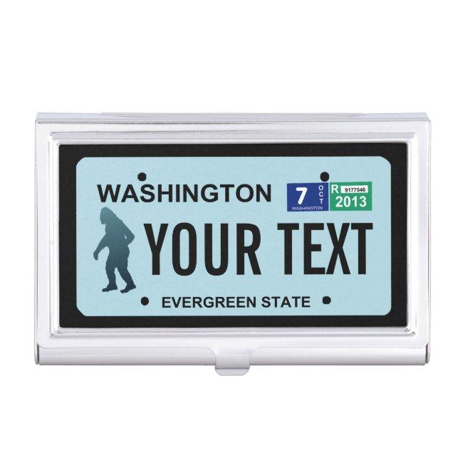 Washington Sasquatch License Plate Holder
