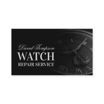 Watch Repair Service Watchmaker Solid Black